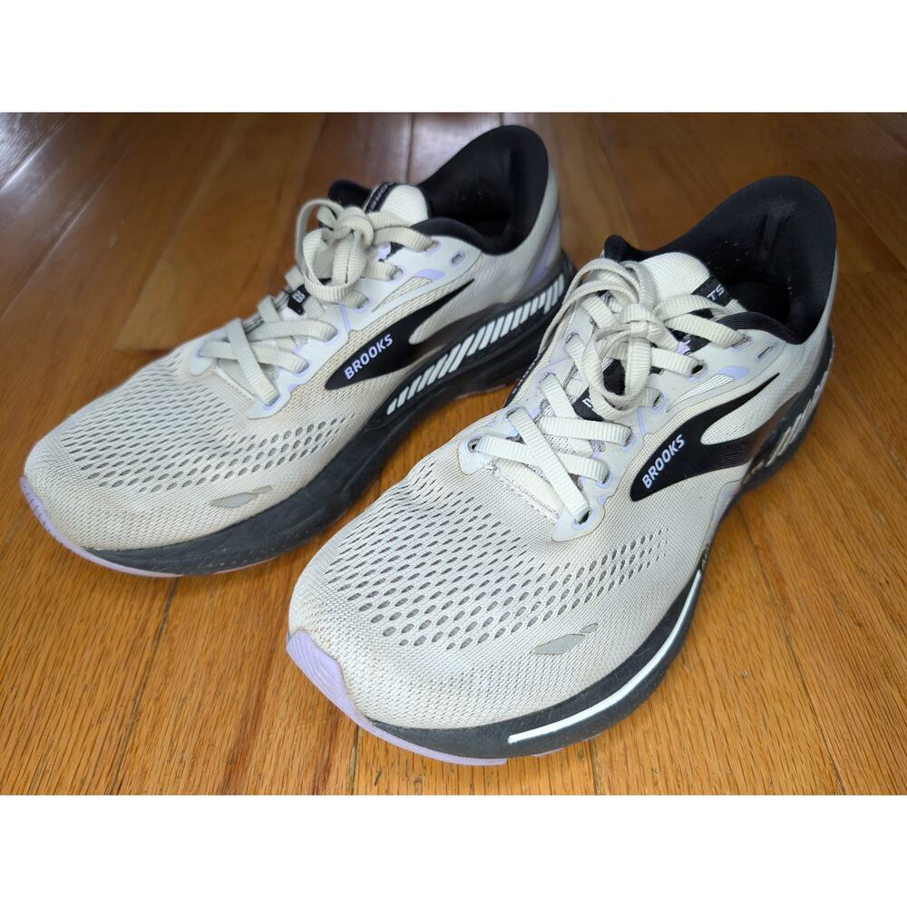 Brooks Adrenaline GTS 23 Running Shoes Women's Size 11 Gray Black Lavender